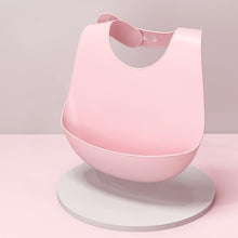 Load image into Gallery viewer, Adjustable Oil-proof Food Grade Silicone Drool bib Soft And Comfortable Saliva Towel Lunch Baby Bib For Babies and Kids
