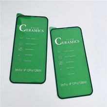 Load image into Gallery viewer, 3Pcs Ceramic Protective Glass For iPhone 14 13 12 11 Pro XR XS Max X 8 7 6 Plus Soft Glass Screen Protector For SE2022 PMMA Film 9H-Hardness, Anti-Scratch No Bubbles Screen Protector