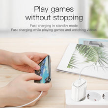 Load image into Gallery viewer, Small Black PD Charger USB 18W QC 4.0 USB Type C Fast Portable Wall Charger High Speed Charging