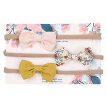 Load image into Gallery viewer, Cute Bow Baby Headband for Girl Nylon Head Bands Turban Newborn Headbands Hairbands for Kids Baby Hair Accessories For Baby