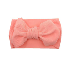 Load image into Gallery viewer, Baby Girls Headband Toddler Big Bow Hairband Cute Solid Stretch Turban For Baby Girls
