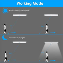 Load image into Gallery viewer, STEVVEX 6/10 LEDs PIR with Motion Sensor Light for Cupboard, Wardrobe, Bed Lamp LED Under Cabinet Night Light For Closet Stairs Kitchen and multifunctional