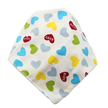 Load image into Gallery viewer, Baby Bibs Triangle Cotton Cartoon Child Bandana Dribble Bibs Newborn Slabber Absorbent Cloth For Baby and Kids