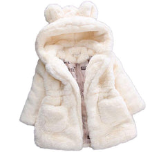 Load image into Gallery viewer, Winter Baby Girls Clothes Coat Fleece Show Jacket Warm Snowsuit 1-7Y Baby Hooded Jacket Children's Outerwear In Modern Elegant Design