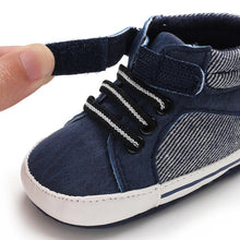 Load image into Gallery viewer, 0-18M Newborn Baby Soft Sole Shoes Boys Kids Lace-Up Ankle Boots Sneakers Perfect Baby Gift