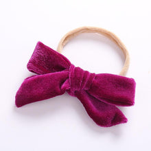 Load image into Gallery viewer, Baby Headband Big Bowknot Baby Girl Bright Colors Headband For Newborn Bow Hair Band Children Head Wrap Hair Accessories