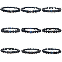 Load image into Gallery viewer, Lava Stone Men Wrist Bracelet Natural Moonstone Bead Tibetan Chakra Diffuser Bracelets For Men Jewelry Cool Gifts