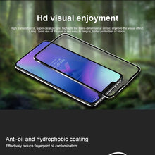Load image into Gallery viewer, 10D Curved Edge Aluminum Alloy Tempered Glass for iPhone X XS MAX 11 12 Pro Max mini 6 6S 7 8 Plus Full Cover Screen Protector Titanium Alloy Metal Edge Full Coverage Front Tempered Glass Screen Protector for iPhone