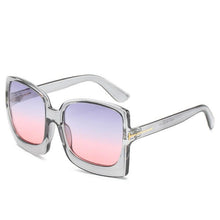 Load image into Gallery viewer, Fashion Oversized Women Square Big Frame Graduent Woman and Lady Sunglasses Brand Designer with UV400 Protection gafas de sol mujer