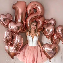 Load image into Gallery viewer, NEW Big Modern 32inch Luxury Number Foil Helium Balloons For Birthday Party and Celebrations Modern Decoration