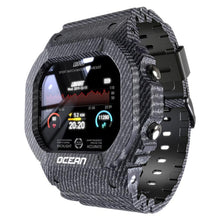 Load image into Gallery viewer, Military Ocean Army Smart Watch For Menand Woman For Fitness and Sport With Tracker Blood Pressure Message Push Heart Rate Monitor and Clock Smartwatc For Android