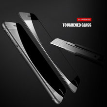 Load image into Gallery viewer, 9d Full Cover Tempered Glass For Iphone 8 7 6 6s Plus 5 5s Se 2020 Screen Protector On Iphone 11 Pro Xs Max X Xr Protective Film Rounded Edge Glass Screen Protector Tempered Glass For Iphone