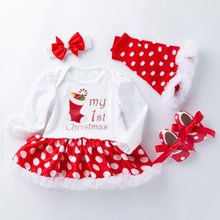 Load image into Gallery viewer, My First Christmas Newborn Baby Girl Tutu Dress Outfits Set Unique Design Excellent Look Perfect Gift