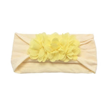 Load image into Gallery viewer, Baby Bows headbands Turban Kids Artificial Floral Elastic Toddler Solid Headband Hair Band Bow For Girls