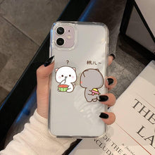Load image into Gallery viewer, Cat Phone Case For Iphone 11 12 13 Mini Pro Xs Max 8 7 6 6s Plus X 5s Se 2020 Xr Case Polycarbonate Printed Colorful Design Silicone Phone Case