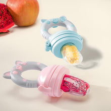 Load image into Gallery viewer, Silicone Baby Pacifier Feeder Cartoon Animal Infant Nipple Holder Newborn Fruit pacifier Tetine Silicona Nipple Bit