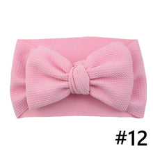Load image into Gallery viewer, Baby Girls Headband Big Bow Hair Band Kids Adjustable Head Wrap Turban Infant Hair Accessories