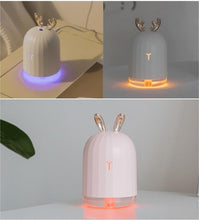 Load image into Gallery viewer, High Quality 220ML Ultrasonic Air Humidifier Aroma Essential Oil Diffuser For Home Car USB Fogger Mist Maker With LED Night Lamp