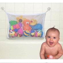 Load image into Gallery viewer, Baby Bathroom Mesh Bag Child Bath Toy Bag Net Suction Cup Baskets For Toys