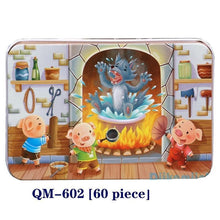 Load image into Gallery viewer, New 60 Pieces Wooden Puzzle Kids Toy Cartoon Animal Wooden Puzzles Child Early Educational Learning Toys for Christmas Gift