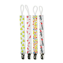 Load image into Gallery viewer, 4PCS/SET Infant Pacifier Clips Holder Clip Nursing Teether Clip Nipple Holder Baby Pacifier Clip Soother Holder for Pacifier for Kids and Baby