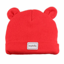 Load image into Gallery viewer, Cute Kids Hat Cap with Bibs Candy Solid Colors Beanies Cotton Born Baby Hat Bibs Toddler Infant Caps For Kids Baby