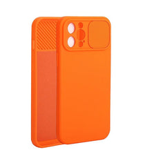 Load image into Gallery viewer, Sliding Lens Protective Silicone Case For iPhone 11 Pro Max Mini 12 Pro 13 Push Cover iphone Slide Camera Cover Case with Camera Lens Protector Cover Silicone Bumper Slim Phone Cover Compatible with iPhone