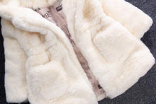 Load image into Gallery viewer, Baby Girl Modern Designer Style Jacket Hooded Cute Thicker Warm Soft Toddler Coat For Kids