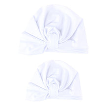 Load image into Gallery viewer, Modern popular Mother and Daughter Turban Headband Set Girls Headwear Mother and Baby Turban Headbands Set Lovely Knot Beanie Baby Hair Accessories