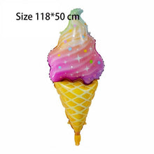Load image into Gallery viewer, Big Popular Decorations Ballons in Donuts Lip Stick Ice Cream and Rainbow Style Balloons For Kids Baby and Birthday Decorations Inflatable Helium