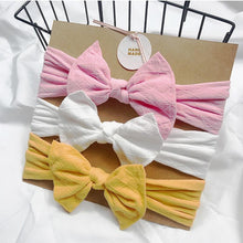 Load image into Gallery viewer, Baby Headbands For Newborn Hair Band Cute Baby Bow Flower Elastic Bow Headwear Kids Gifts Girl Hair Accessories