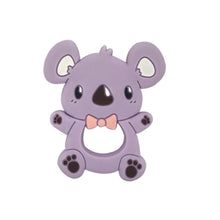 Load image into Gallery viewer, Food Grade Silicone Teethers Animal Fox Koala Teether Baby Silicone Chew Charms Kids Teething Gift Toddler Toys