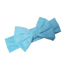 Load image into Gallery viewer, Headband Knitted Cotton Children Girls Elastic Bow Hair Bands Turban for girl Headbands