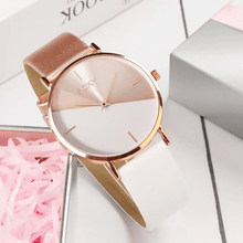 Load image into Gallery viewer, Women's Watch Leather Rose Gold Dress Female Clock Luxury Brand Design Women Watches Simple Fashion Ladies Watch For Women and Girls