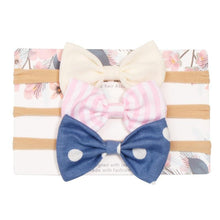 Load image into Gallery viewer, Baby Girls Headband Infant Elastic Headwear Kids Hair Accessories Bow Set For Baby Girls