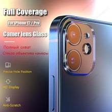 Load image into Gallery viewer, 3pcs Camera Lens Tempered Glass For iPhone 11 12 13 Pro XS Max X XR Camera Protector For iPhone 11 7 8 6 6S Plus SE Camera Glass Case Scratch Resistant Tempered Glass