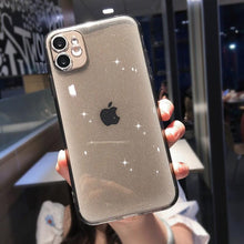 Load image into Gallery viewer, Shiny Candy Color Glitter Transparent Phone Case For iPhone 11 Pro X XR XS Max 7 8 Plus 6 6s Soft Silicone Cover Screen Protection Crystal Clear Glitter Transparent Soft Bumper Silicone Sparkling Cover