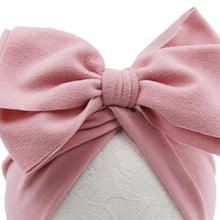 Load image into Gallery viewer, Cute Bows Baby Hat Knot Intant Baby Girls Newborn Turban Soft Children Kids Toddler Beanie Cap