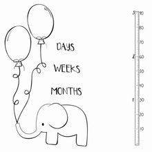 Load image into Gallery viewer, Newborn baby Monthly Growth Blanket Photography Props Background Cloth For Baby
