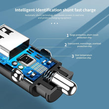Load image into Gallery viewer, Mini White Quick Charge 3.0 Fast Charging QC 3.0 Car-Charger LED Modern Phone USB Charger Car Accessories