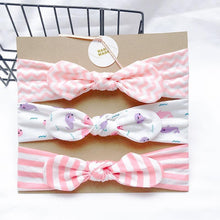 Load image into Gallery viewer, Baby Headbands For Newborn Hair Band Cute Baby Bow Flower Elastic Bow Headwear Kids Gifts Girl Hair Accessories