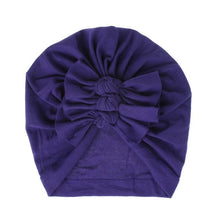 Load image into Gallery viewer, Modern Turban Baby Girls Bow Turban Hats Cotton Kids Beanie Children Hats Accessories For Girls Baby