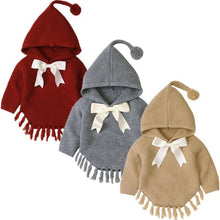Load image into Gallery viewer, New Luxury Modern Toddler Baby Girl Knitted Tassel Pullover Coat Jacket Outwear Winter Clothes For Girls