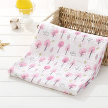 Load image into Gallery viewer, Muslin Cotton Diaper Baby Blankets Newborn Swaddle Blanket Infant Multi Purpose Bath Towel