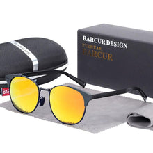 Load image into Gallery viewer, Luxury Elegant Aluminium Magnesium Sunglasses Round Glasses for Men With UV400 Protection