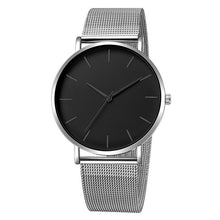 Load image into Gallery viewer, STEVVEX Men Watch Quartz Casual Watches Simple Metal Hour Reloj Quartz Watch Montre Mesh Stainless Steel clock For Men's and Boys