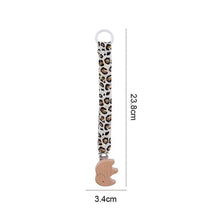 Load image into Gallery viewer, Handmade Modern Unique Baby Pacifier Chain Clip Cotton Cloth Plush Animal Toys Soother Nipples Holder For Baby