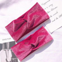 Load image into Gallery viewer, Luxury 2pcs Set For Mommy and Baby Headband Set Girl Modern Headbands For Mother And Daughter Head Wrap Kids Hair Accessories Bow