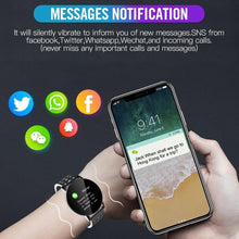 Load image into Gallery viewer, New Bluetooth Smart Watch For Men and Woman With Multifunction Blood Pressure Smartwatch Sport Tracker Band For Android IOS and WhatsApp Connection