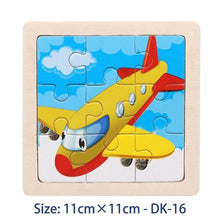 Load image into Gallery viewer, 38 Style Cartoon Wooden Puzzle Children Animal/ Vehicle Toy For 2-6 Year Baby Early Educational Toys for Kids